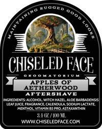 Apples of Aetherwood - Aftershave Splash - Chiseled Face