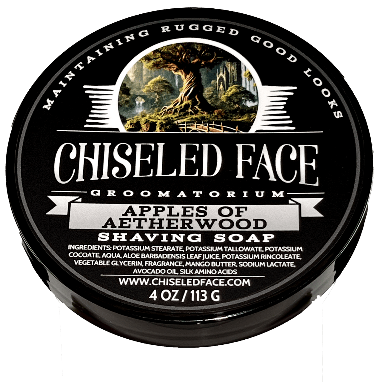 Apples of Aetherwood - Shaving Soap - Chiseled Face