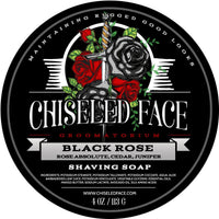 Black Rose – Shaving Soap - Chiseled Face