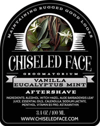 Vanilla Eucalyptus & Mint - Aftershave Splash - Chiseled Face