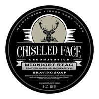 Midnight Stag - Shaving Soap - Chiseled Face