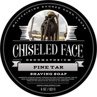 Pine Tar - Shaving Soap - Chiseled Face