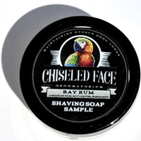 Shaving Soap Samples - Chiseled Face