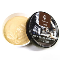 Silk Tallow Shave Soap - Loyal - Chiseled Face