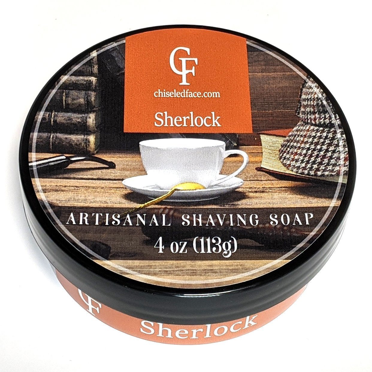 Silk Tallow Shave Soap - Sherlock - Chiseled Face