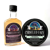 Woody Lavender – Shaving Soap - Chiseled Face